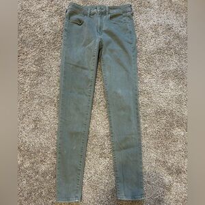 American Eagle Olive Green Extra-Stretch Jean